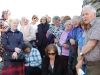 John Randall addresses the group at the Deer Park Raiders cairn