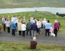 Ken  Roddy addresses the group at Seaforth Head